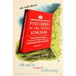 Propaganda Poster Post Offices United Kingdom Midcentury Modern Stan Krol