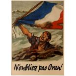 War Poster WWII Vichy Government Remember Ouran