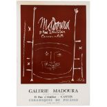 Advertising Poster Pablo Picasso Ceramiques Exhibition Galerie Madoura 1958