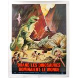 Film Poster When Dinosaurs Ruled The Earth Monster Hammer Films