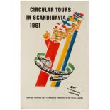 Travel Poster Circulars Tours In Scandinavia Railways