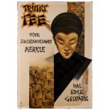 Advertising Poster Drink Tea Merkle Chocolate Art Deco Thomsen