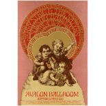 Advertising Poster The Fourth Way Avalon Ballroom Rock Concert
