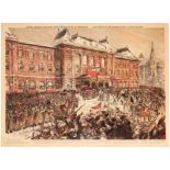 Propaganda Poster Moscow February Revolution Russia Voskresensk Square