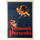 Advertising Poster Vermouth Perruchi Spain Alcohol Drink