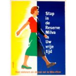 Propaganda Poster Step Into Women's Reserve Dutch Army