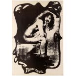Advertising Poster Frank Zappa Toilet Phi Zappa Krappa