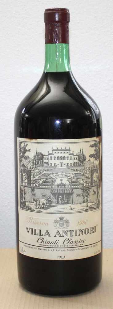 Villa Antinori Magnum.5 Liter Magn. Flasche aus ehemaliger Weinhandlung. Guter Füllstand. Villa