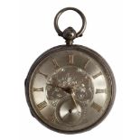 Russel LondonTaschenuhr 1866 mit Spitzzahnankerhemmung. Werk bez. Russel & Co. London No.41710.