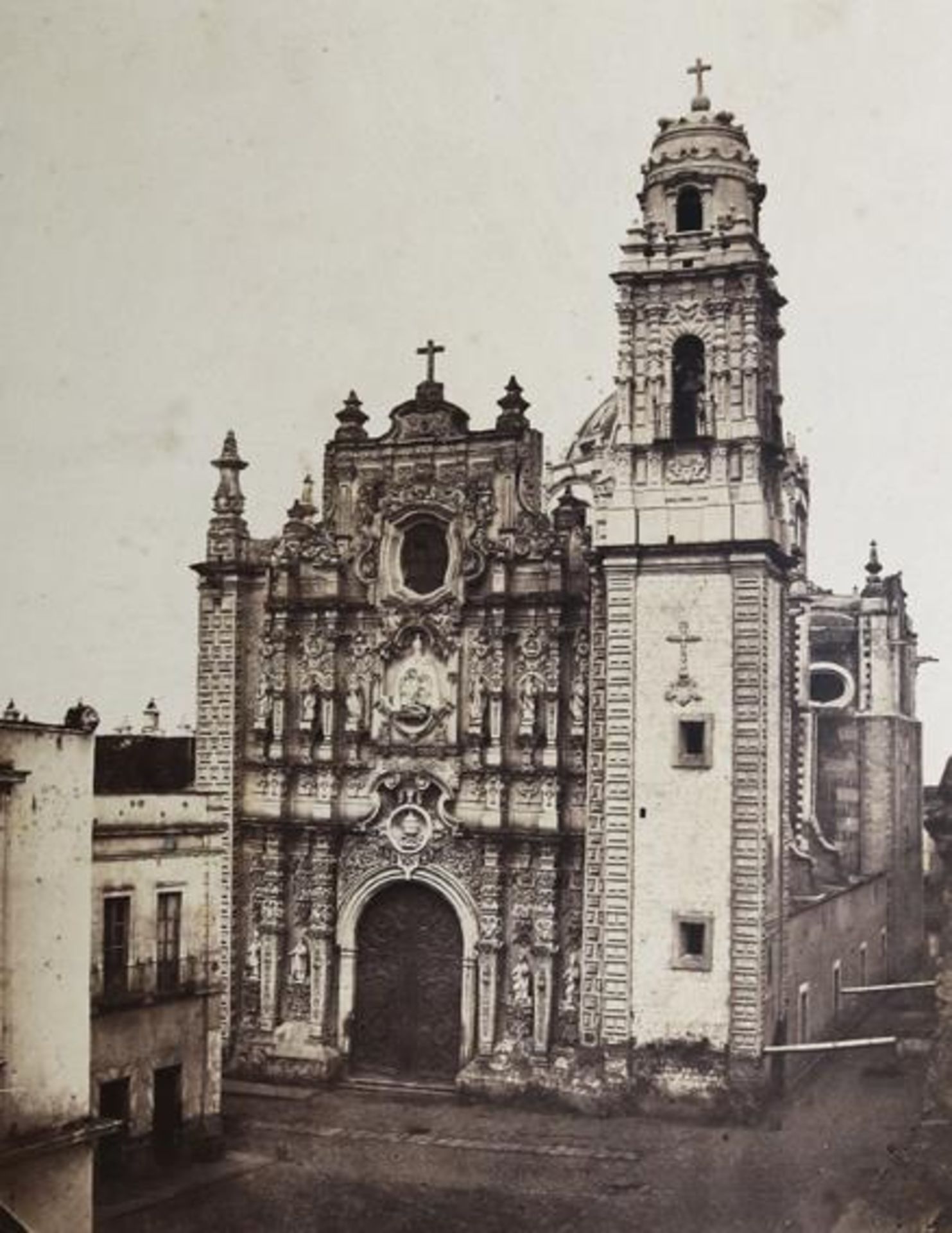 Michaud,J.Sammlung von 19 mont. Photographien. Mexiko (um 1860). Fol. Lose. Mit Ansichten v.