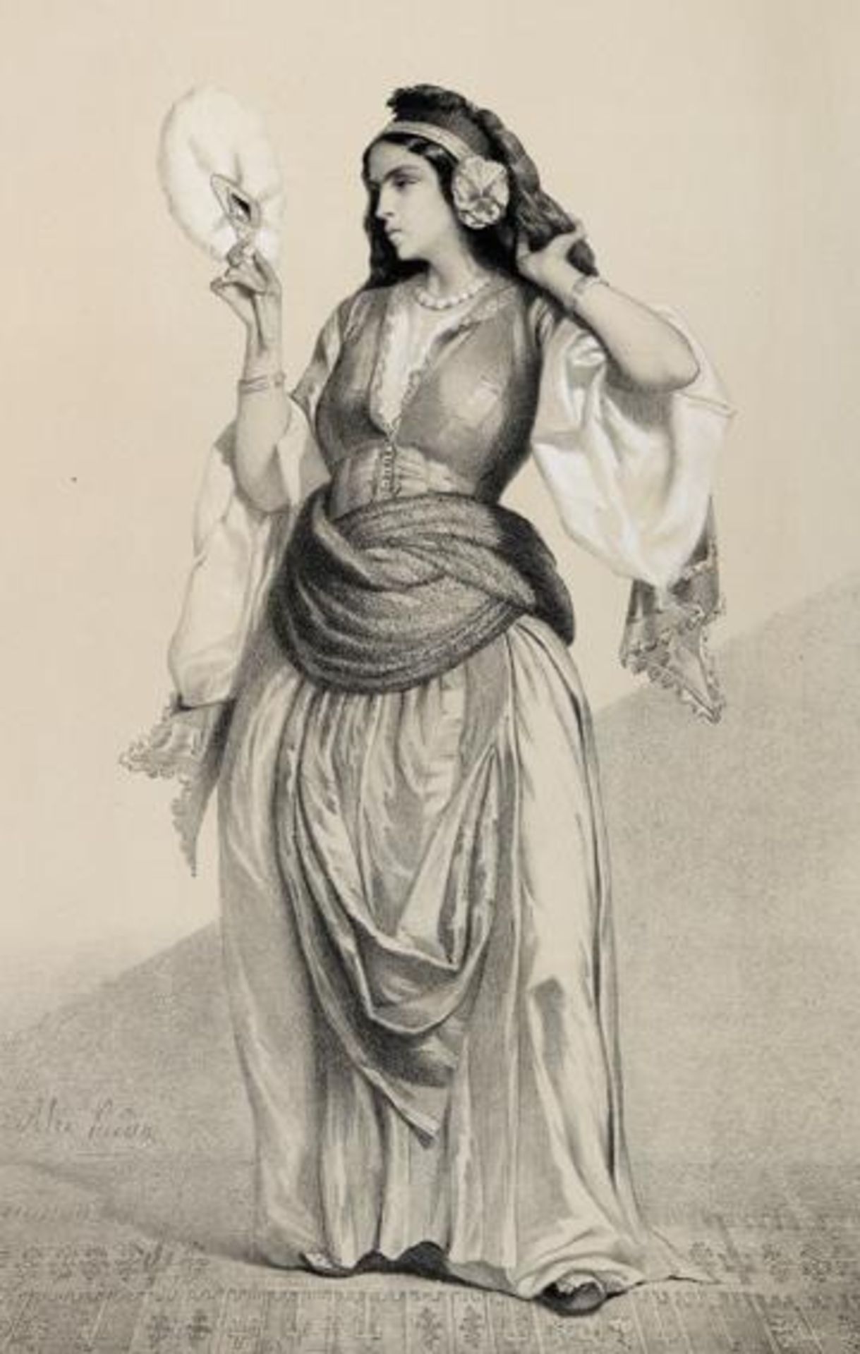 Bida,A. u. E.Barbot.Souvenirs d'Egypte. Paris, Lemercier ca. 1850. Gr.Fol. Mit getönt. lithogr. Tit.