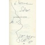 Cocteau,J.La difficulte d'etre. Paris, Morihien 1947. 273 S., 2 Bl. Priv. Hldr. mit goldgepräg.