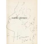 Cocteau,J.Poesie critique. Textes choisis par Henri Parisot. Paris, Les 4 vents 1946. 217 S., 3