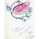 Leymarie,J.Marc Chagall Monotypes 1961-1965. Genf, G. Cramer 1966. 27,5 x 22 cm. Mit zahlr. Abb. (