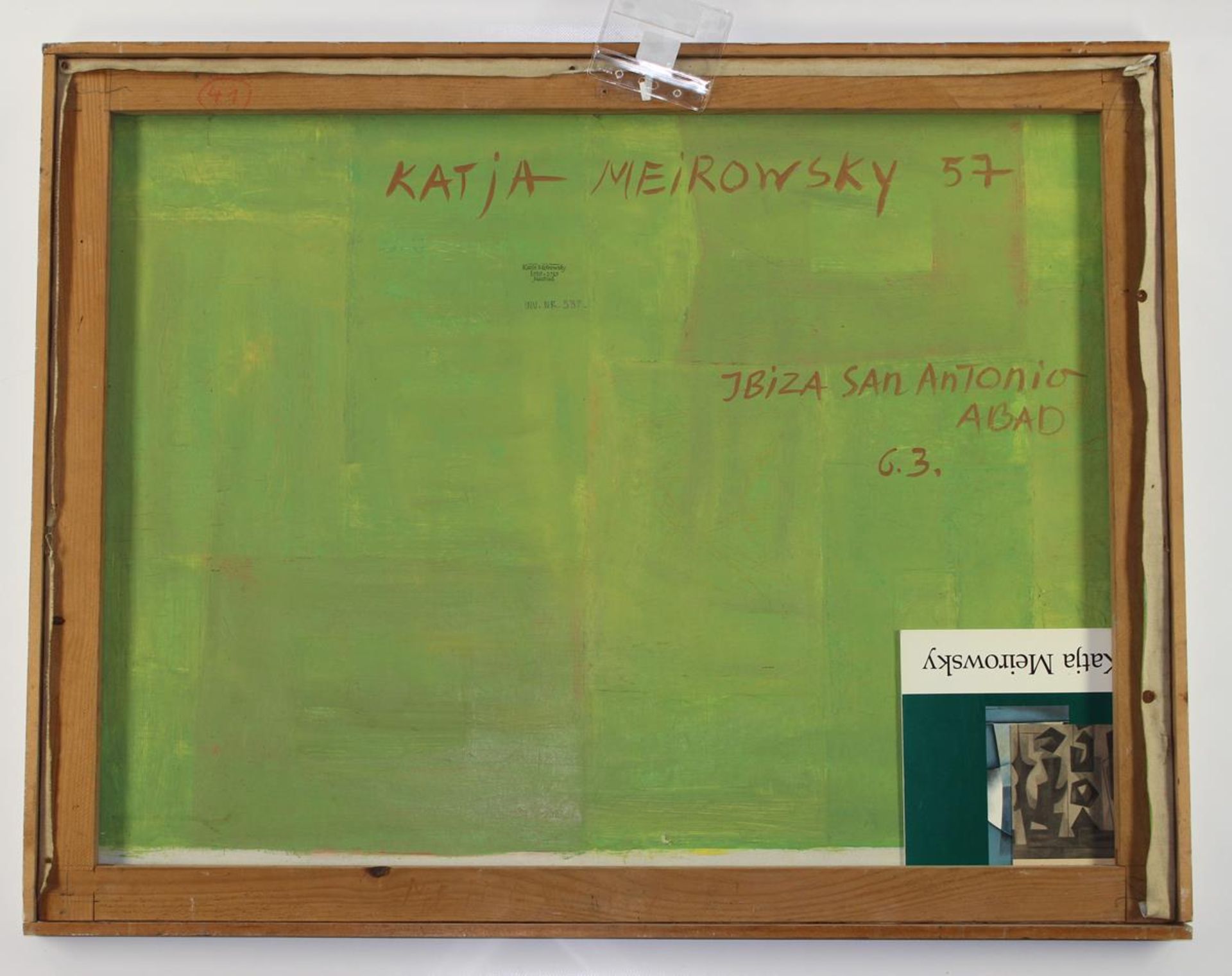 Meirowsky, Katja(1920 Spremberg - Potsdam 2012). 'Ibiza San Antonio Abad'. Öl auf Lwd. (19)57. 70 - Bild 2 aus 2