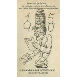 Exlibris.Sammlung von ca. 300 Exlibris in versch. Techniken (tls. handsign.), auf Pp. aufgez., in