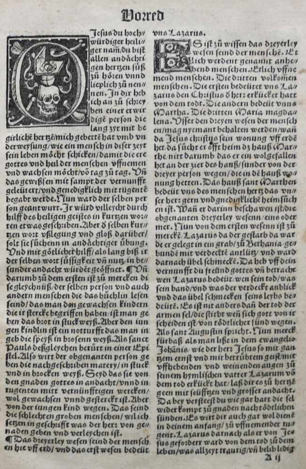 Geiler von Kaysersberg,J.Das Buch Granatapfel. Im Latin genant Malogranatus... Fragment der Ausg. - Bild 2 aus 2