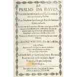Wietzel,L.lls psalms da David, Suainter la melodia francesa, schantaeda eir in tudaisch ... 2. Aufl.