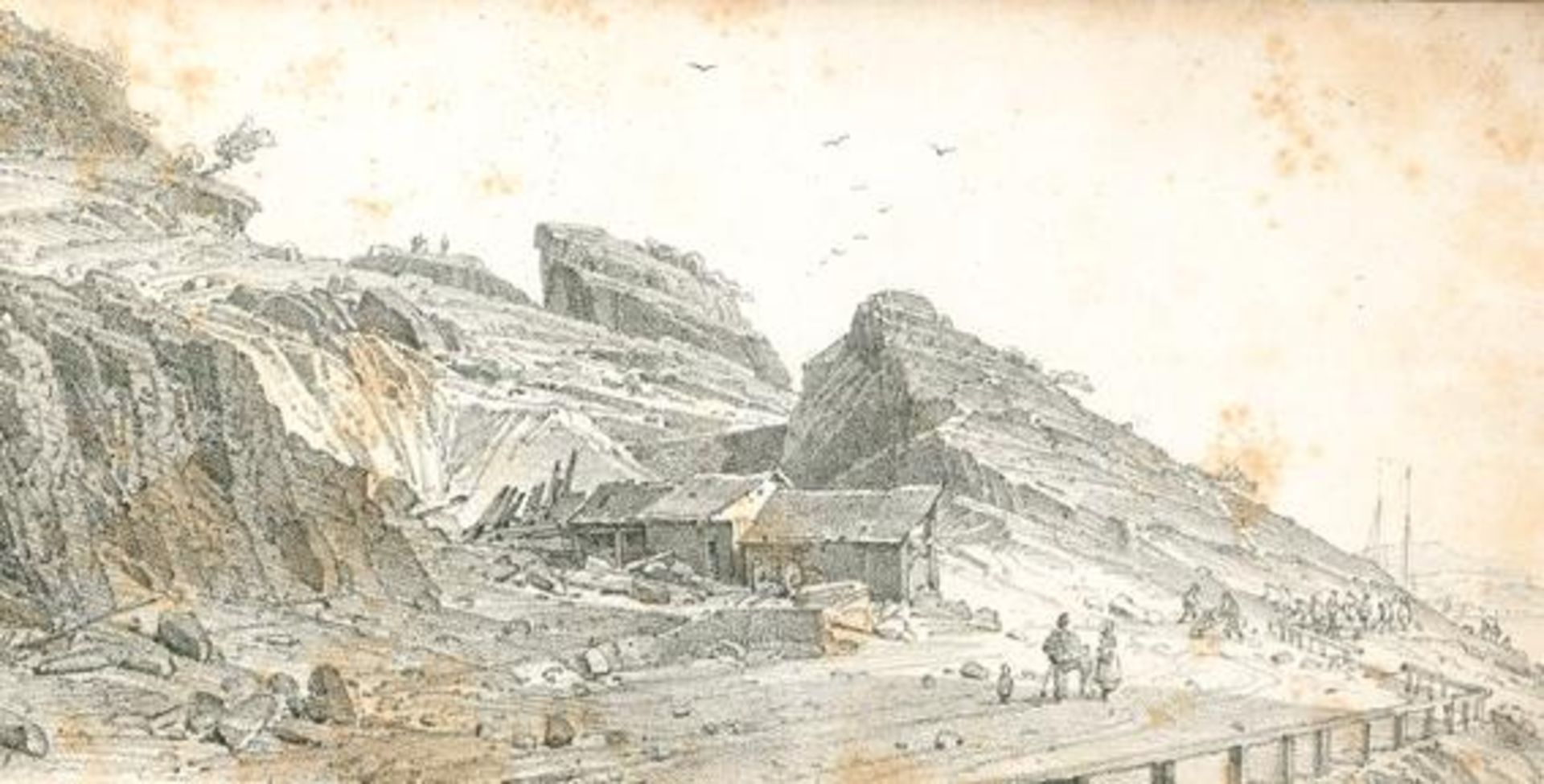 Lasinsky,A.Der Bergsturz bei Oberwinter den 20. Dezember 1846 in sechs Abbildungen nach der Natur