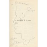 Cocteau,J.La machine a ecrire, piece en trois actes. Paris, Gallimard 1941. 212 S., 1 Bl. Priv.