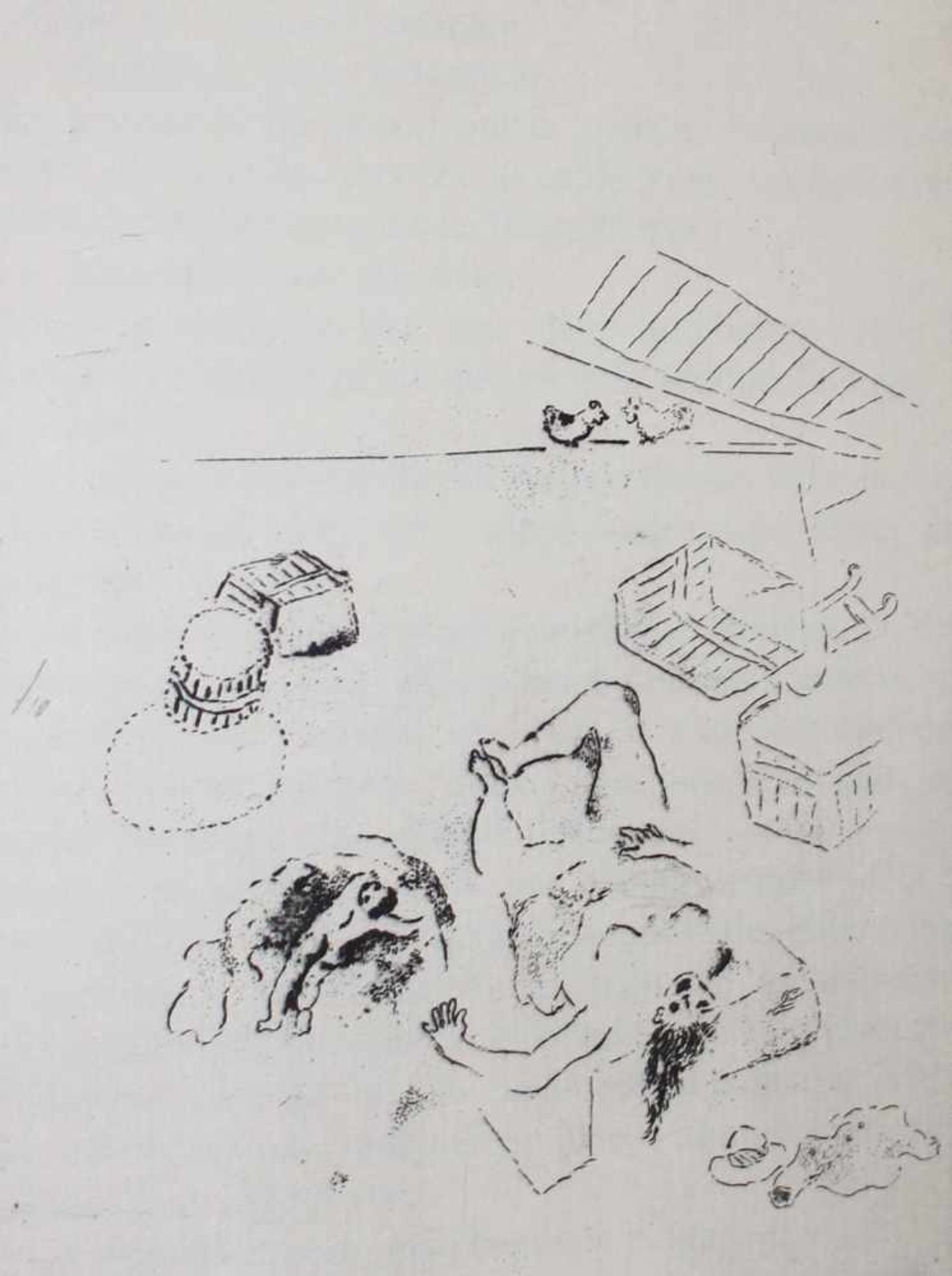 Arland,M.Maternité. Récit orné de cinq gravures hors texte de Marc Chagall. Paris, Au Sans Pareil - Bild 2 aus 2