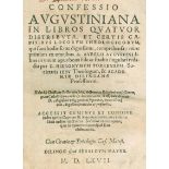 Augustinus,A.Confessio Augustiniana in libros quatuor distributa, et certis captitibus locorum