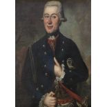 Korff, Raphael Anton von,geboren d. 19.ten Februarius Anno 1750, Lieutenant et Adjudant Regiment von