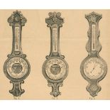 Barker, Francis & son.Sammlung von 23 Katalogen, die meteorologische, geodätische und andere