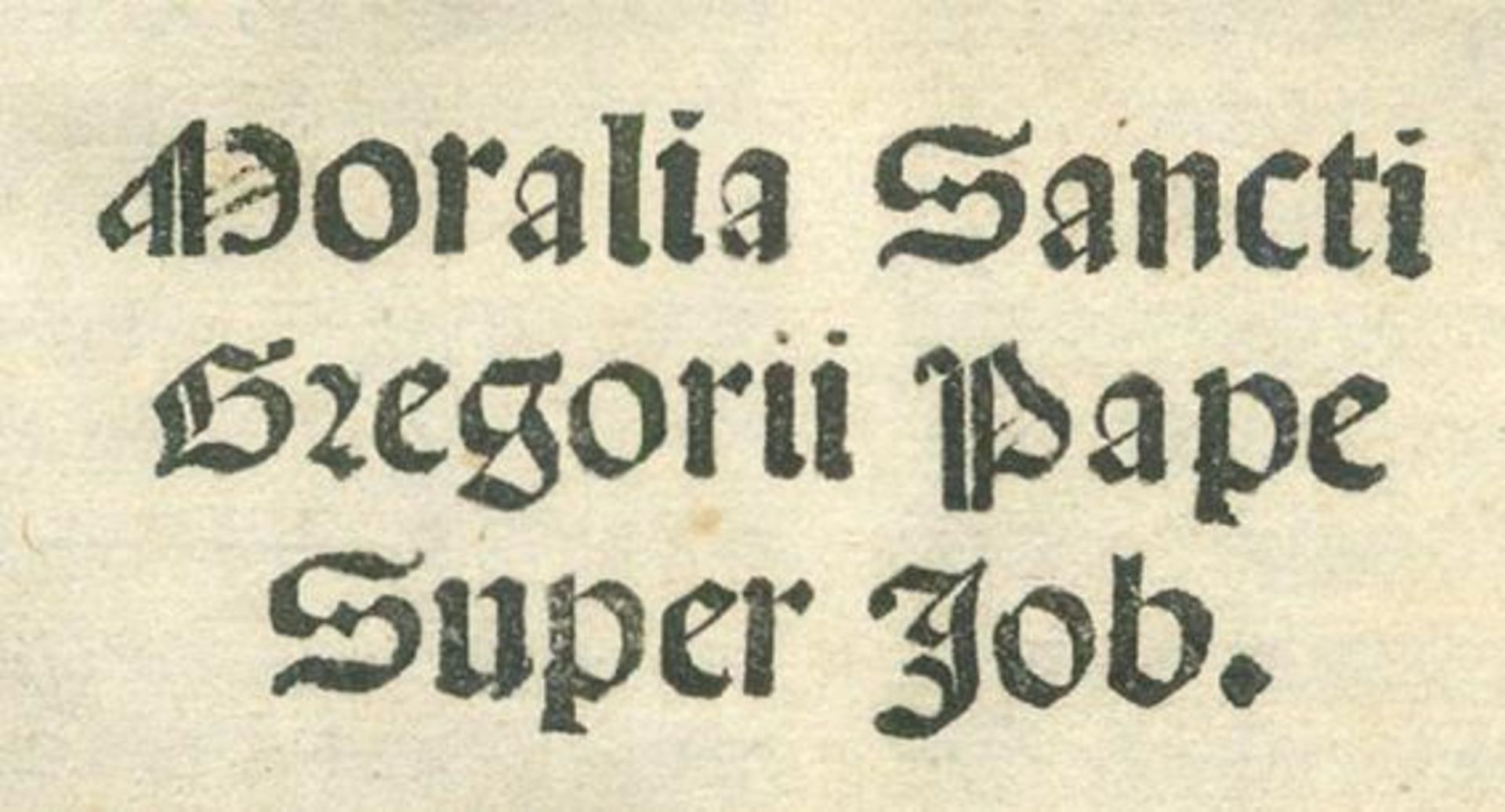 Gregor I., Papst.Moralia Sancti Gregorii Pape Super Job. Venedig, Andreas Torresanus de Asula, 11.