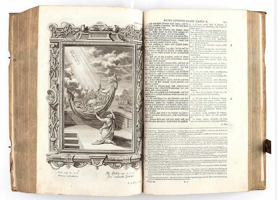 Biblia latino-germanica.Biblia sacra vulgata editiones iussu... sub directione G. Cartier edita. 4 - Image 2 of 2