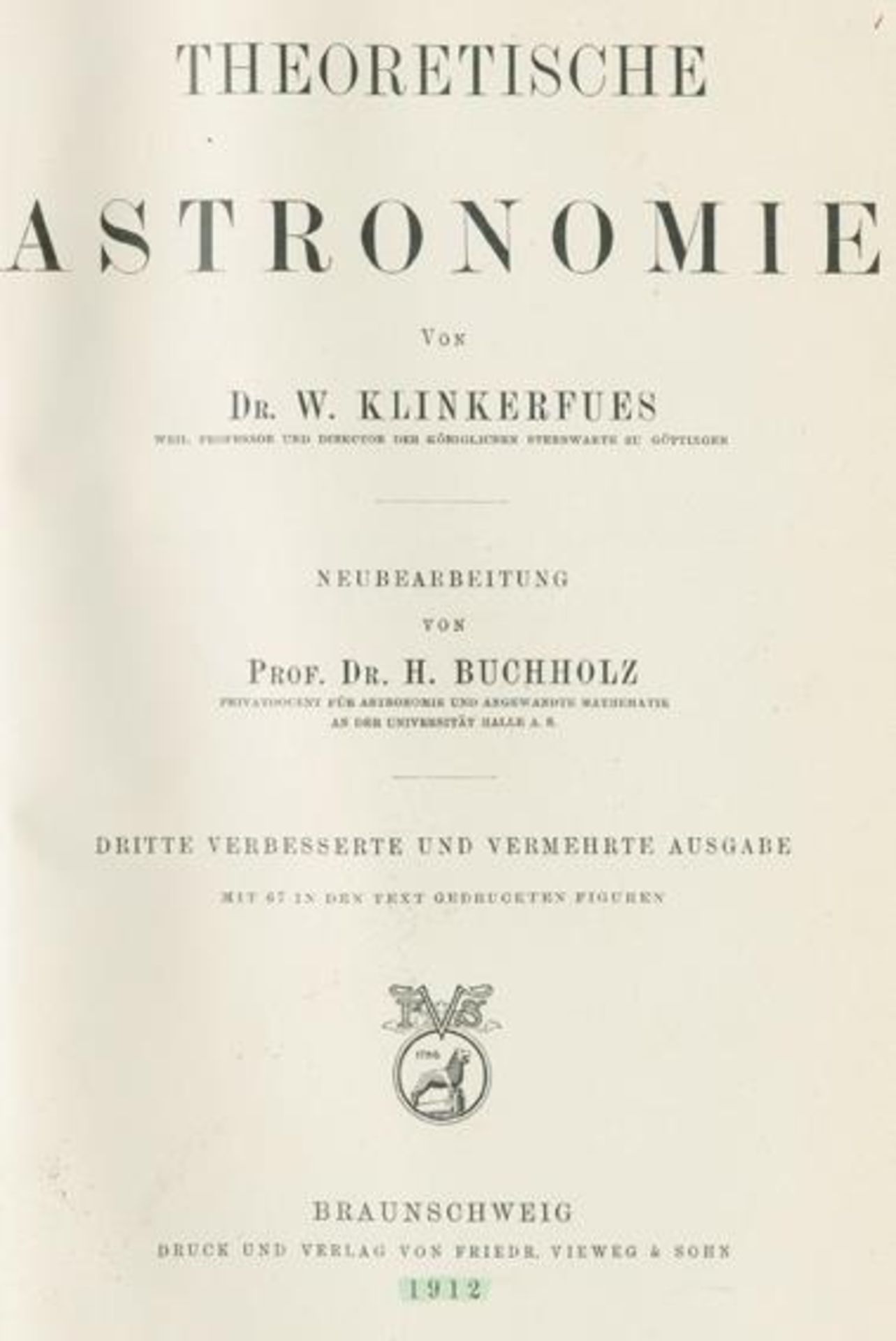 Beyer,M.Stern-Atlas enthaltend alle Sterne bis zur 9ten Größe sowie die helleren Sternhaufen und