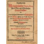 Moritz, Herzog von Sachsen.Ausführliche wolgegründte Deduction des Chur und Fürstlichen Hauses