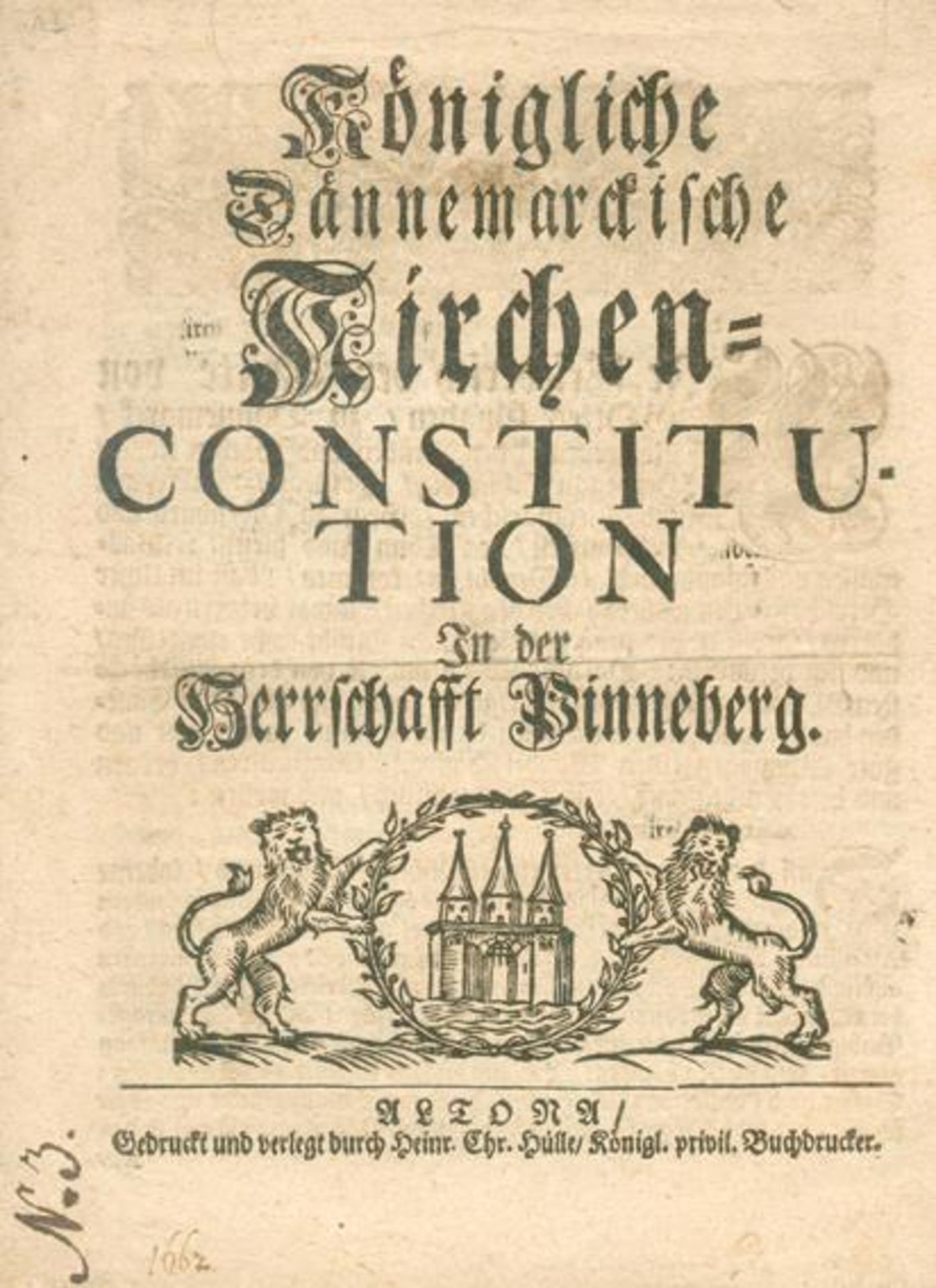 Böhme-Sammlung.Sammlung von 138 Offizien, Verordnungen und frühen Drucken zu Literatur, Religion
