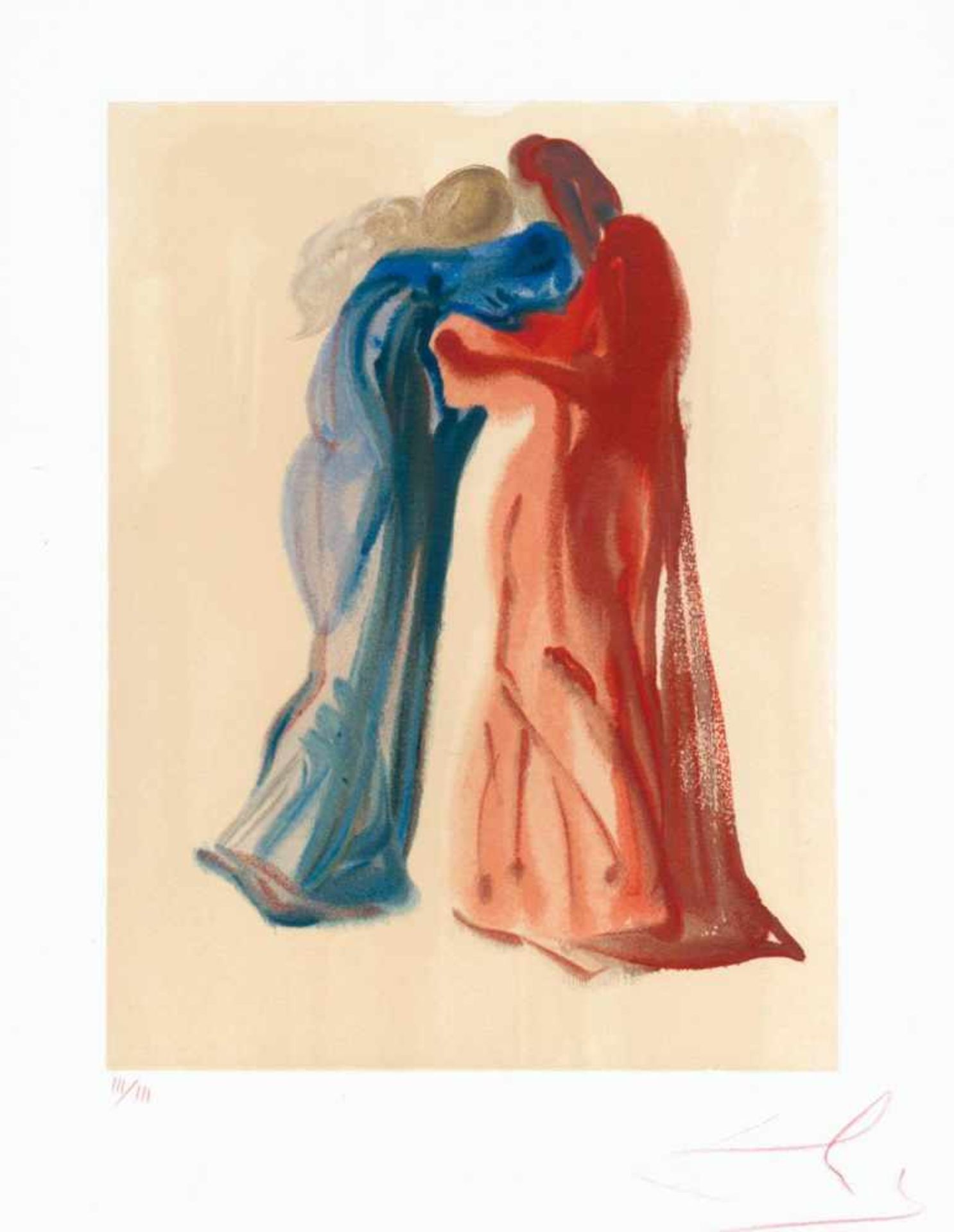 Dante,A. La divine comédie. 1963. Suite von 98 Farbxylografien von Salvador Dali auf B.F.K. Rives ( - Bild 21 aus 30