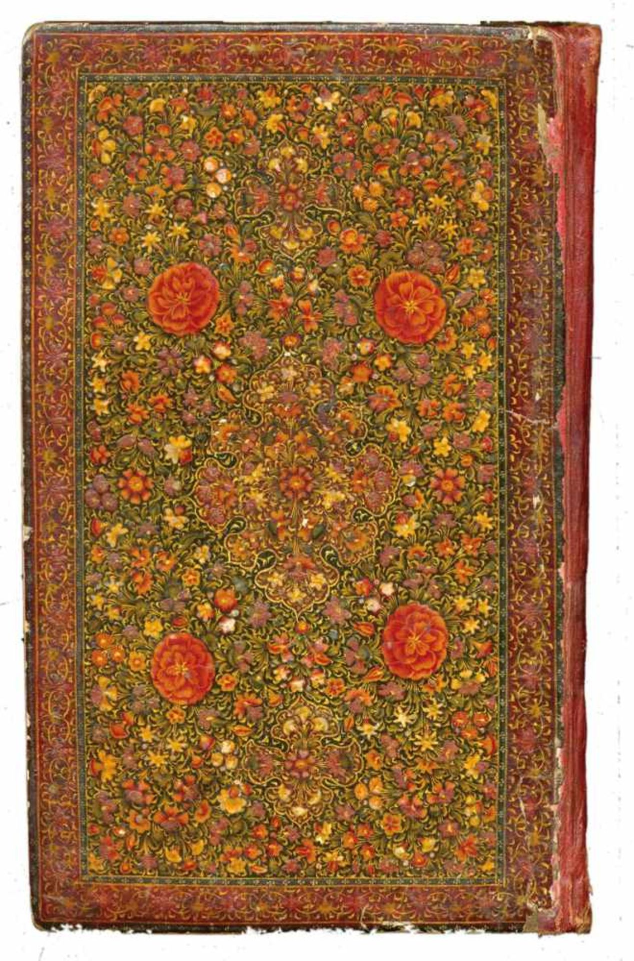 Koran.Arabische Handschrift auf gelblichem gewachstem Papier, Indien 2. H. 17.-1. H. 18. Jh. Gr. - Bild 3 aus 4