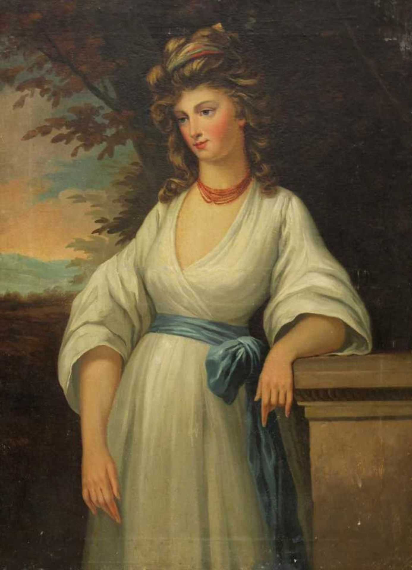 Martellini, Gasparo (Gaspare) (1785 Florenz 1857). Hüftbild einer jungen Adeligen, verm. Maria