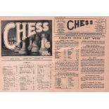 Chess.Edited by Baruch H. Wood. Volume 10, No. 109 (Oct. 1944) - No. 120 (Sept. 1945) und Vol. 12,