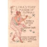 Crane, Walter.Flora's Fast: A Masque of Flowers. London u.a., Cassell, 1895. 8°. Mit 40 ganzseitigen