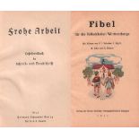Fibel für die Volksschulen Württembergs.Stuttgart, UDV, 1941. Mit farbigen Bildern von P.J. Schober,