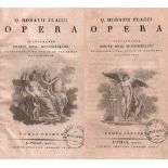 Horatius Flaccus.Opera. 2 Bände. Leipzig, S. L. Crusius, 1800. 8°. Illustriert von Christ. Guil.