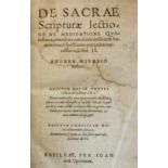 Hyperius, Andreas.De sacrae Scripturae lectione ac meditatione quotidiana, omnibus omnium ordinum