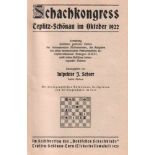 Teplitz - Schönau 1922. Schorr, J. (Hrsg.)Schachkongress Teplitz - Schönau im Oktober 1922. Sammlung