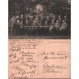 Mährisch - Ostrau 1923.Postalisch gelaufene Fotopostkarte von Max Euwe an seine Familie mit einer
