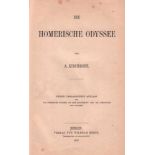 Sprachwissenschaft. Kirchhoff, A.Die Homerische Odyssee. 2 Teile in 1 Band. 2. umgearbeitete Auflage