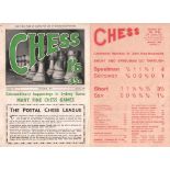 Chess.Editor: Baruch H. Wood. Sutton Coldfield, Chess, 1944 - 1988. 8°. Mit vielen Abbildungen und