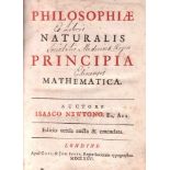 Philosophie. Newton, Isaac.Philosophiae naturalis principia mathematica. Editio tertia aucta &