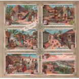 Sammelbilder. Liebig - Bilder.Ohne Ort, aus der Zeit von 1889 - 1927. Mit ca. 265 Serien mit ca.