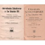 San Sebastian 1911. Mieses, J. und Lewitt. (Hrsg.)Internationales Schachturnier zu San Sebastian