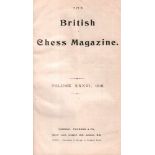 The British Chess Magazine. 36. Jahrgang 1916.London, Trubner, 1916. 8°. Mit wenigen Textabb. und