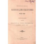 Wien 1898. Fähndrich, Halprin und G. Marco.Internationales Kaiser - Jubiläums - Schachturnier Wien